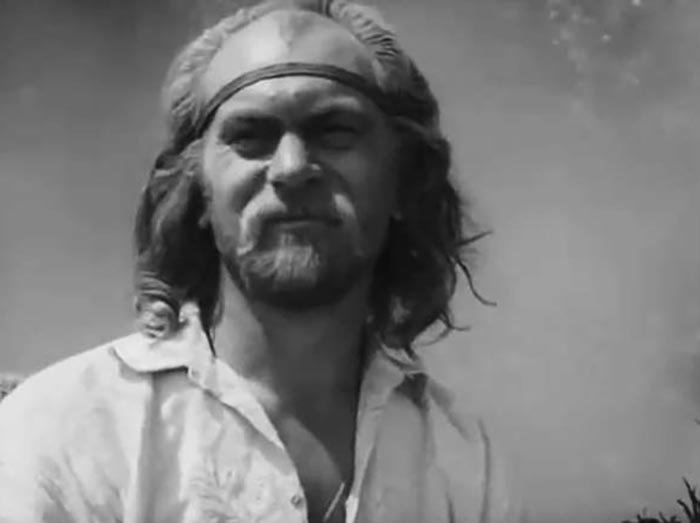 Ион Унгуряну в фильме Конь, ружьё и вольный ветер