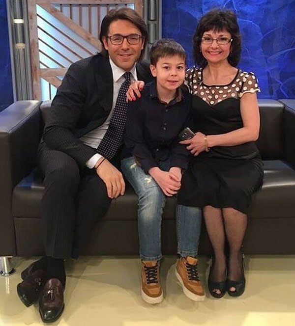 Ирина Ароян и сын Максим