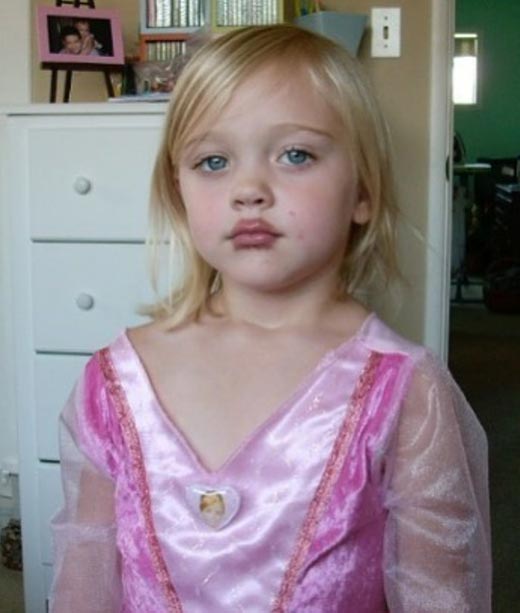 Изабель Гравитт в детстве