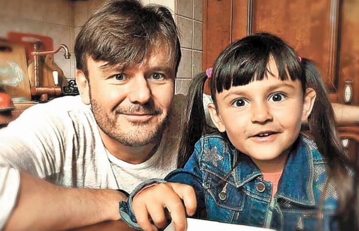 Иван Рудаков с дочерью Серафимой