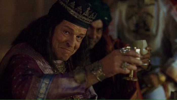 Джон Ноубл в фильме Ночь с королём