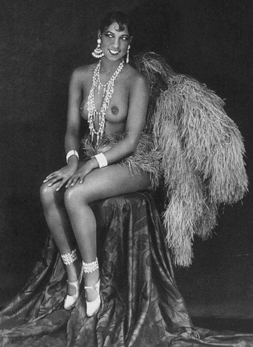 танцовщица Жозефина Бейкер