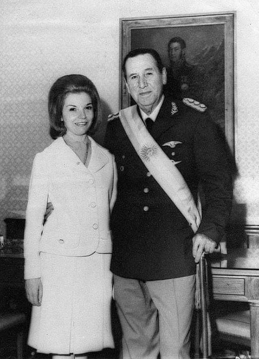 Хуан Перон и Исабель Мартинес де Перон