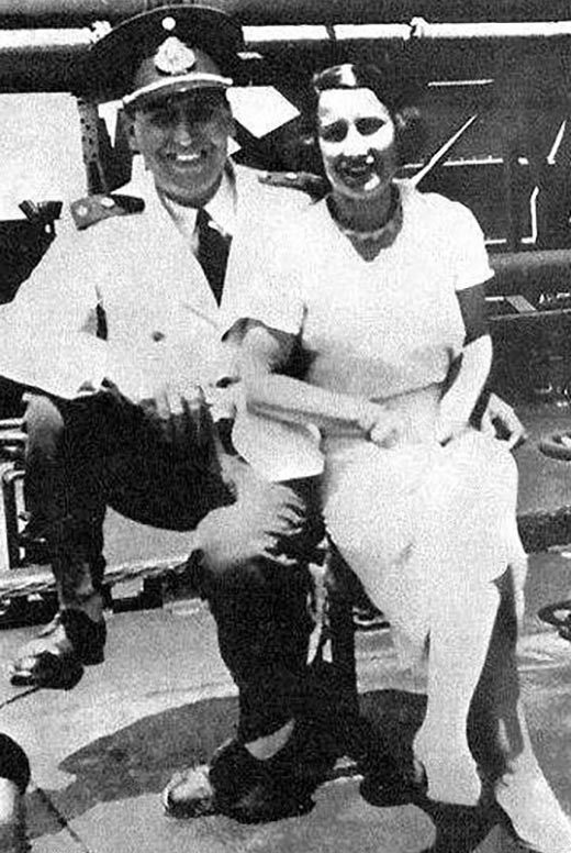 Хуан Перон и Аурелия Габриэла Тисон