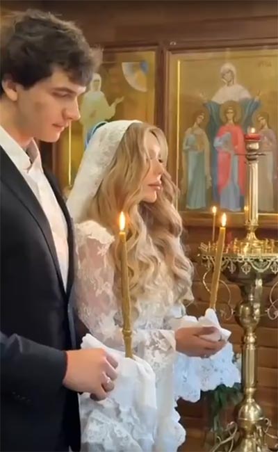 венчание Карины Кросс и Марка Рудаковского