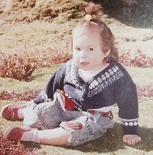 Карина Нигай в детстве