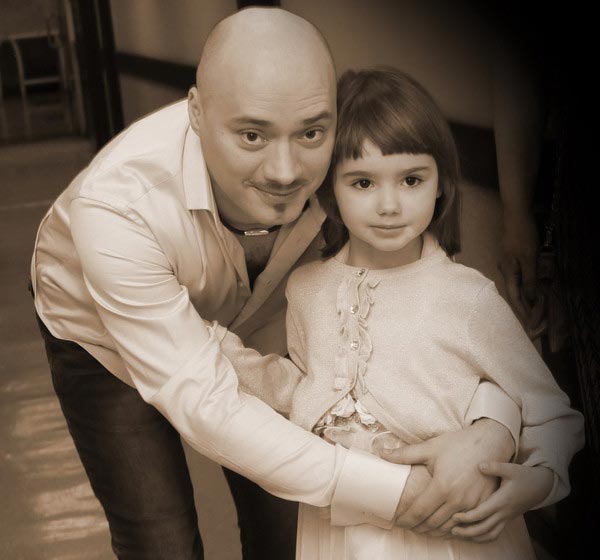Константин Кабо с дочерью
