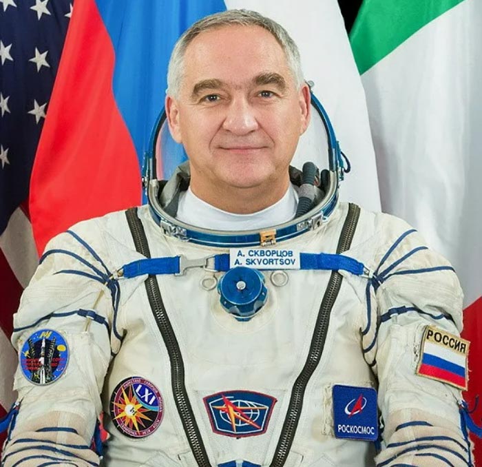 Российский космонавт Александр Скворцов