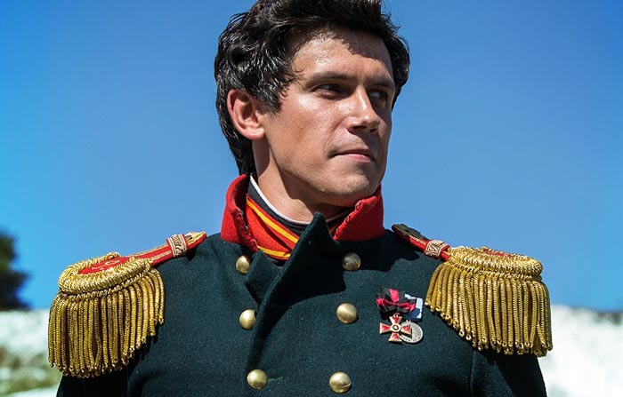 Леонид Бичевин в роли Сергея Муравьёва-Апостола