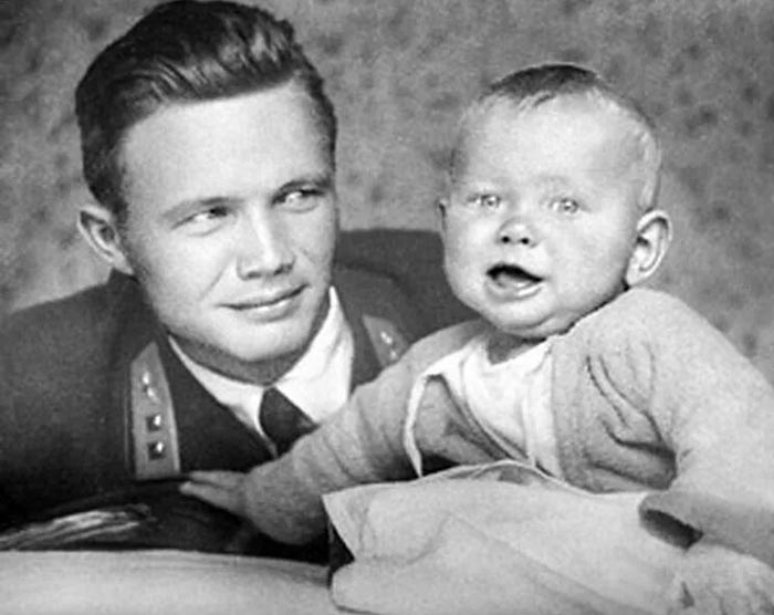 Леонид Хрущёв и дочь Юлия