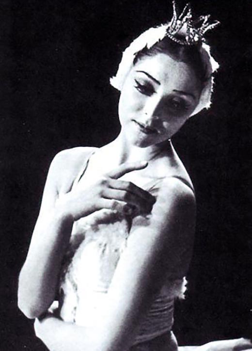 Советская балерина Любовь Кунакова