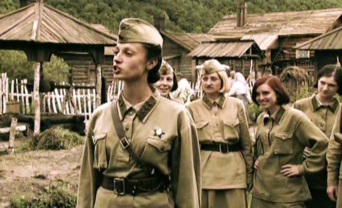 Людмила Колесникова в сериале А зори здесь тихие...