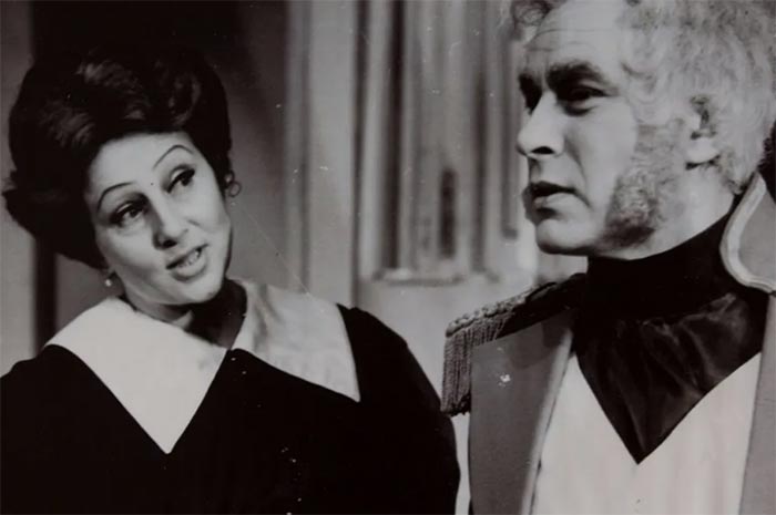 Людмила Корхова и Александр Лавринович в молодости