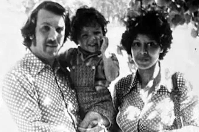 Людмила Солоденко с мужем Михаилом и сыном Андреем