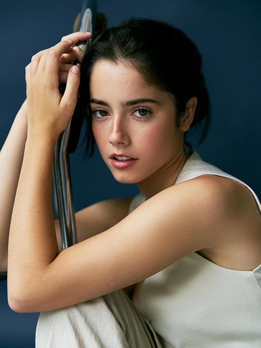 актриса Мадалена Араган в юности