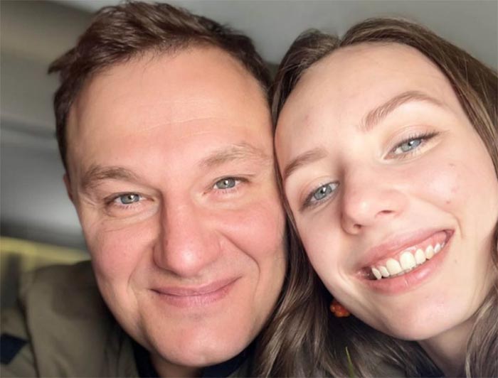 Максим Брызгалин с женой