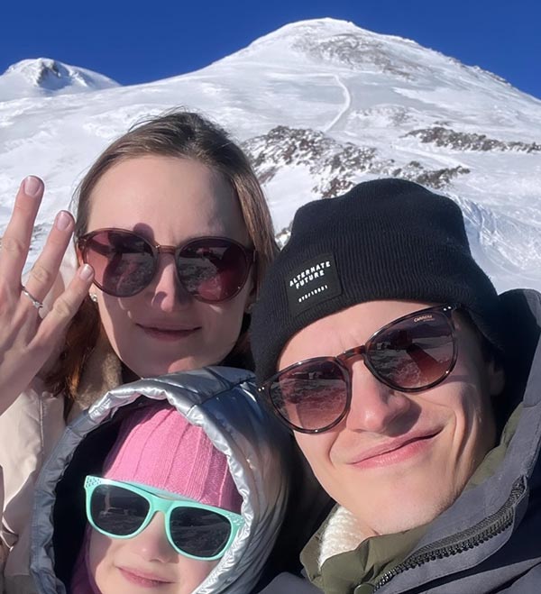 Максим Иванов и жена Марина Ведяскина