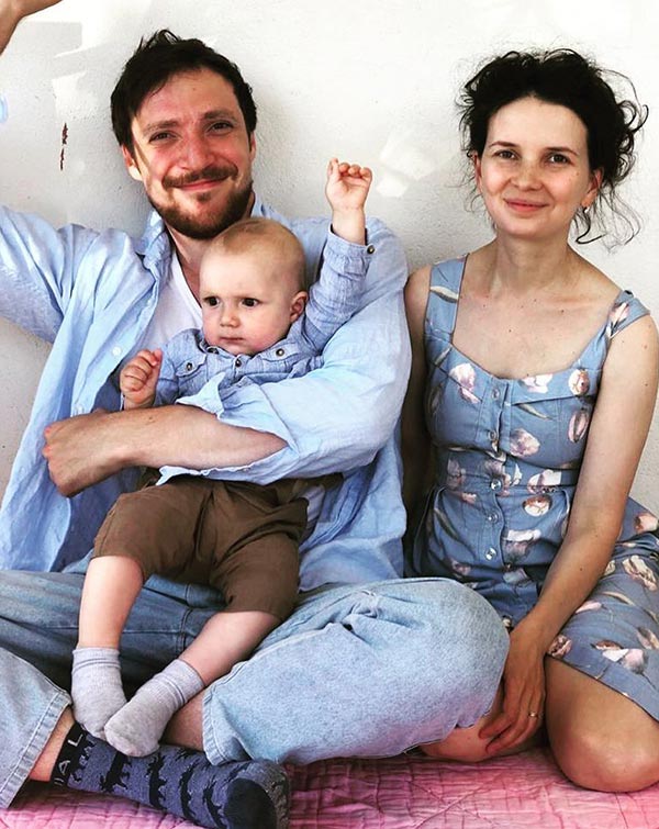 Мария Смольникова и Иван Орлов с сыном Лавром