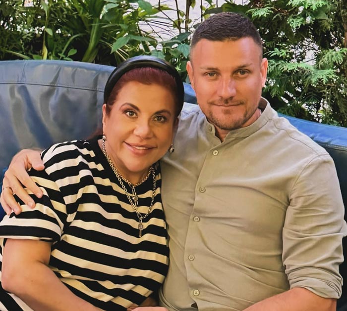 Марина Федункив и муж Стефано