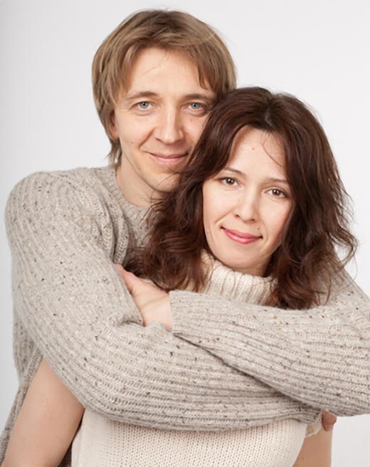 Марина Кангелари и Алексей Зуев