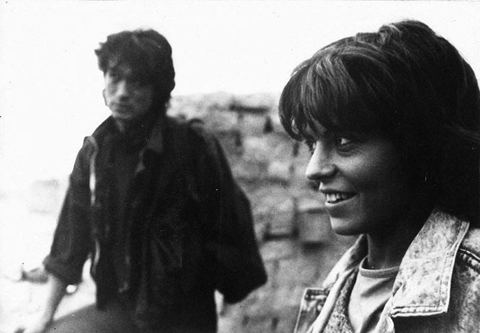 Марина Смирнова с Виктором Цоем в фильме Игла