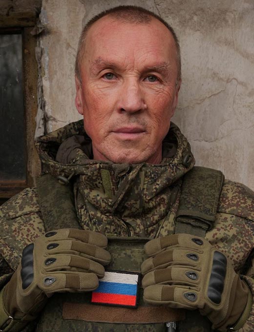 Михаил Пекцоркин в зоне СВО