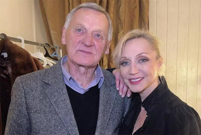 Миколас Орбакас и дочь Кристина Орбакайте