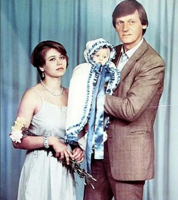 Миколас Орбакас и жена Марина