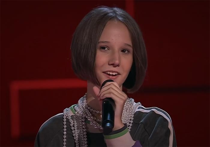 Милана Крохина в шоу «Голос. Дети 12»