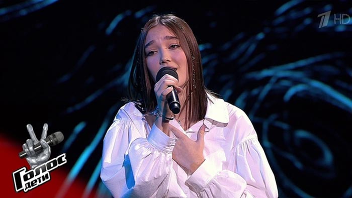 Милана Пономаренко в шоу Голос. Дети 10 сезон