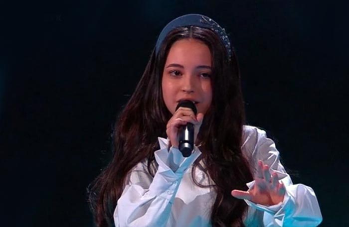 Милина Хайруллина в шоу Голос Дети 12