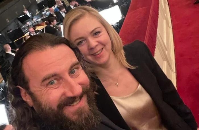 Мирко Дзаго с женой