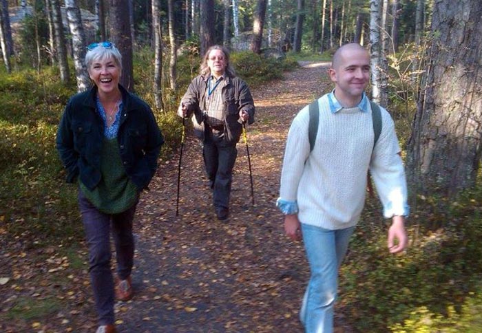 Алексей Зубарев с женой Юлией Шулеповой и сыном Саввой