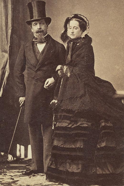 Наполеон III и императрица Евгения