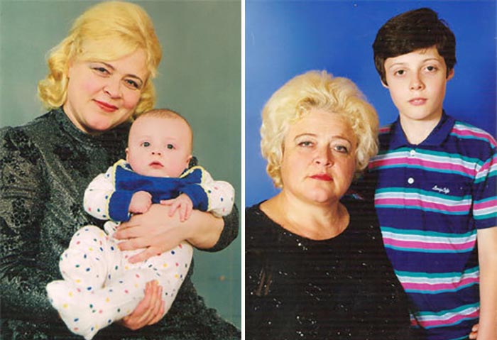 Наталья Колдашева и сын Илья