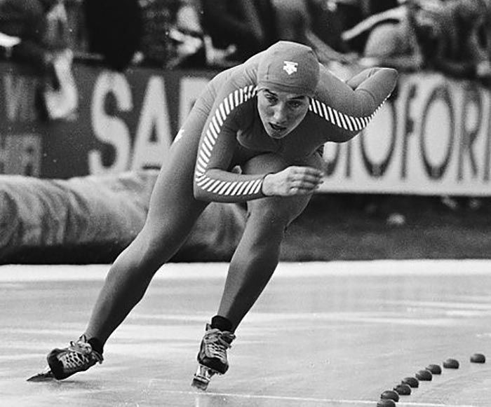 конькобежка Наталья Петрусева