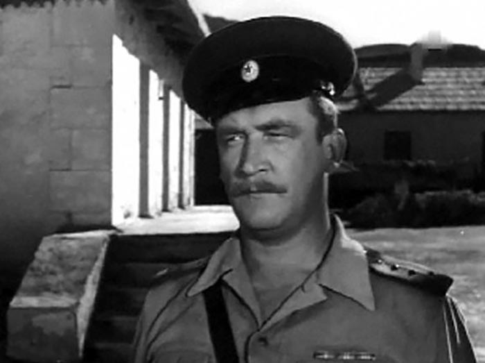 Николай Граббе в фильме Пограничная тишина