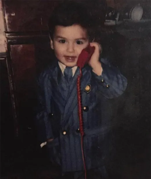 Нодар Ревия в детстве