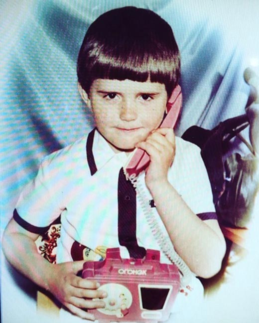 Иван Алексеев в детстве