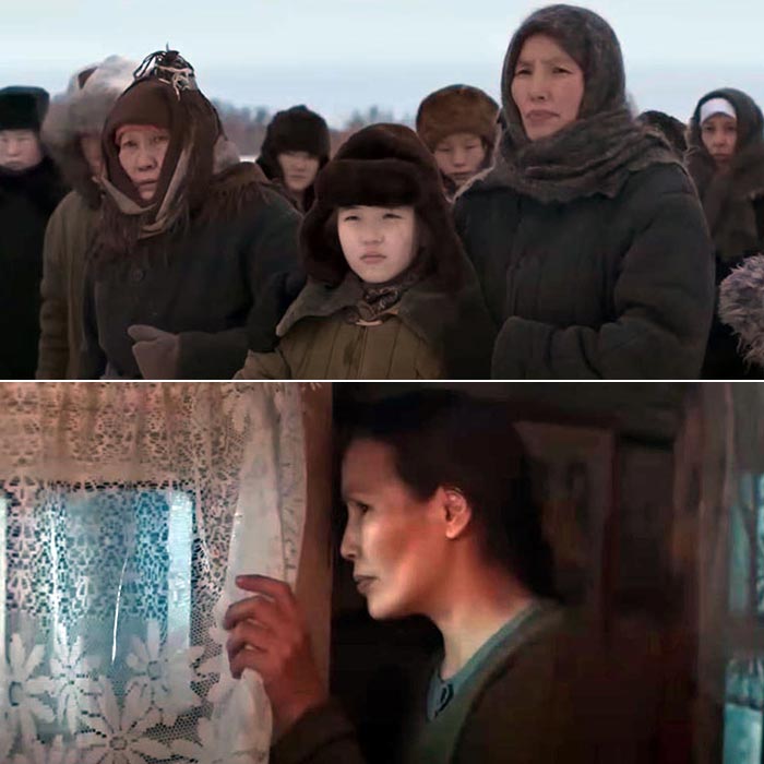 Нюргуяна Шадрина в фильме Холодное золото