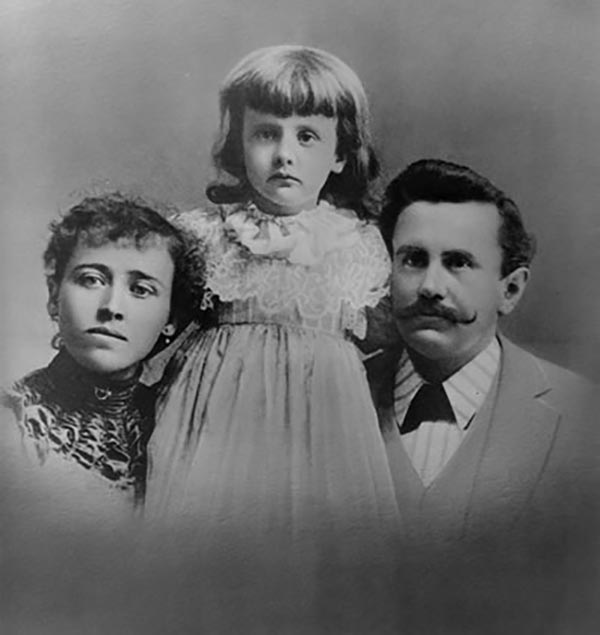 О. Генри и жена Атоль с дочерью