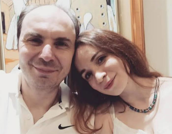 Олег Рязанцев с женой