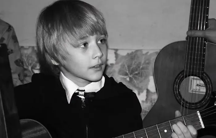 Олег Савостюк в детстве