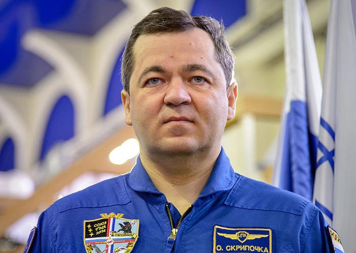 космонавт Олег Скрипочка
