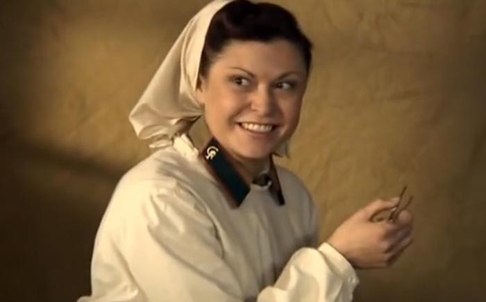 Ольга Петровская в сериале Заяц, жаренный по-берлински