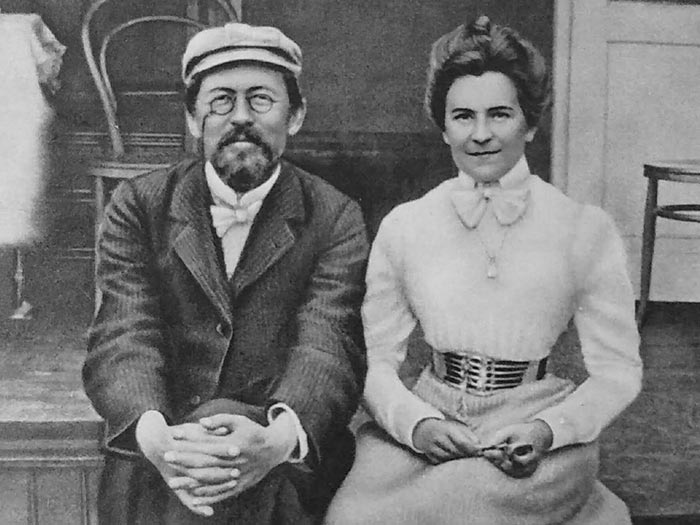 Ольга Книппер-Чехова и Антон Чехов
