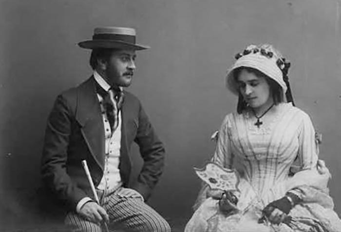 Ольга Книппер-Чехова и Василий Качалов