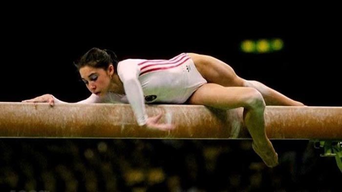 гимнастка Ольга Стражева