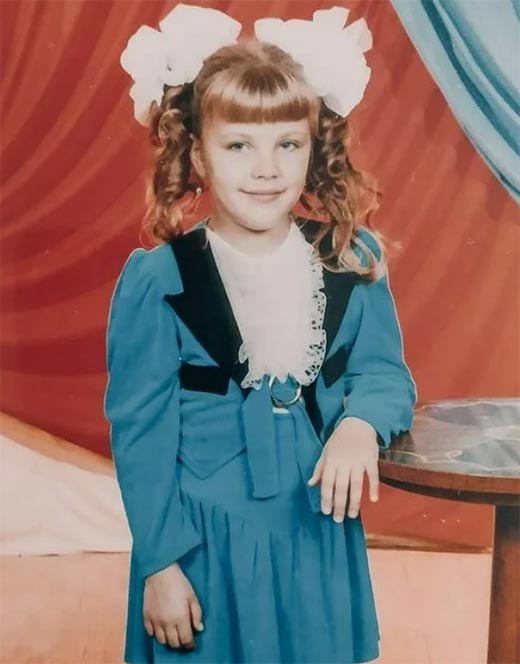 Ольга Вашурина в детстве