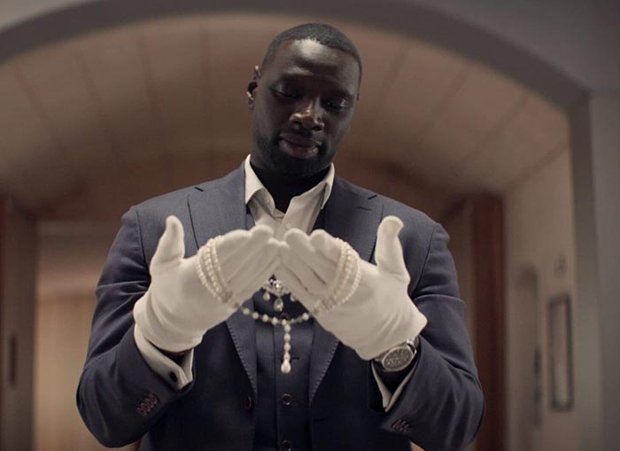 Омар Си в сериале Люпен